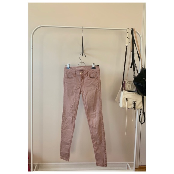 Dusty Rose Super Stretch Jegging | American Eagle - Picture 3 of 7